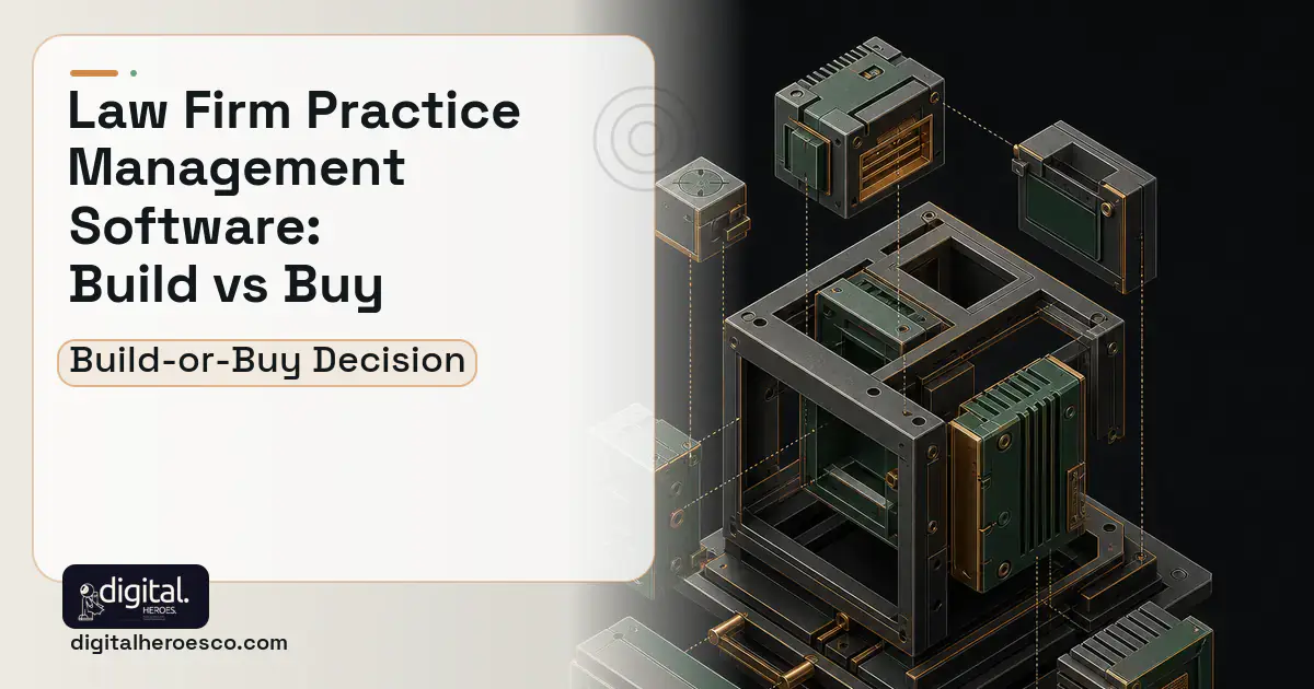 Custom Software Development software overview illustration for LAW Firm Practice Management Software Build vs Buy Guide.