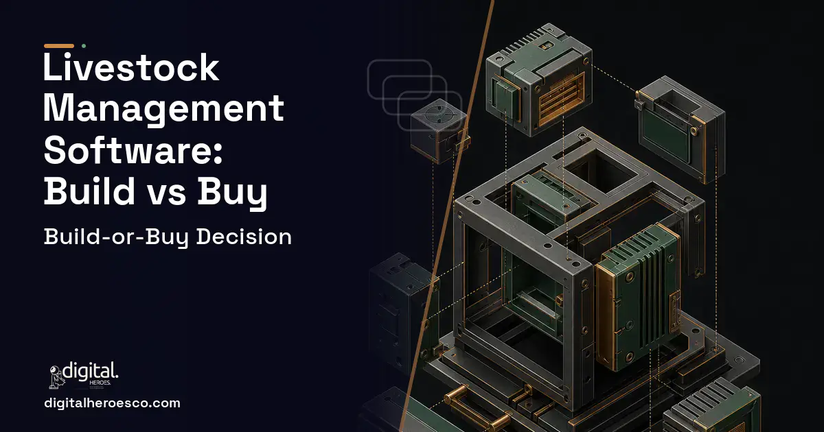 Custom Software Development software overview illustration for Livestock Management Software Build vs Buy Guide.