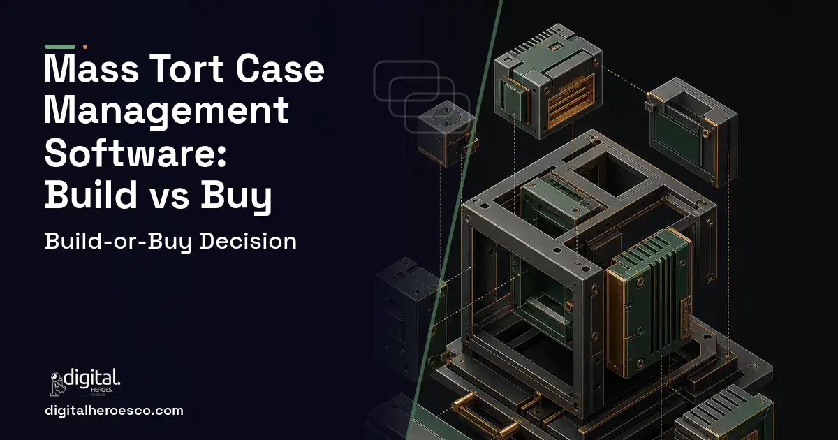 Custom Software Development software overview illustration for Mass Tort Case Management Software Build vs Buy Guide.