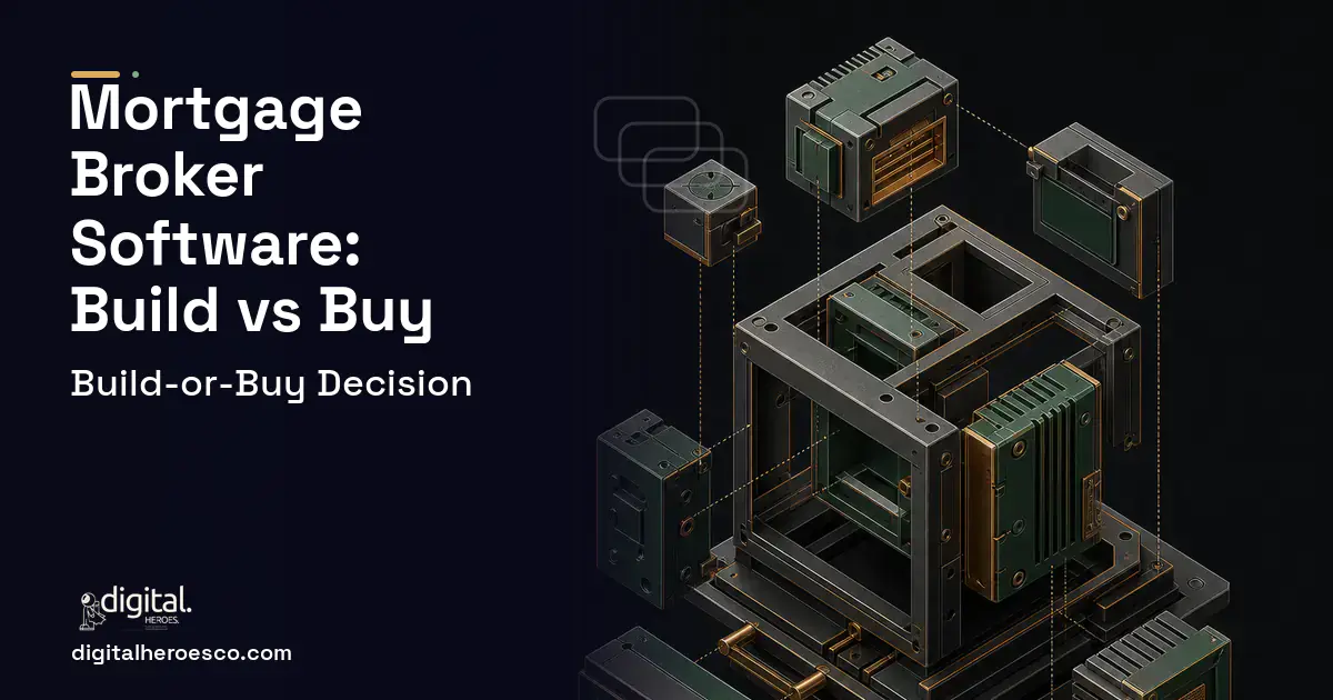 Custom Software Development software overview illustration for Mortgage Broker Software Build vs Buy Guide.