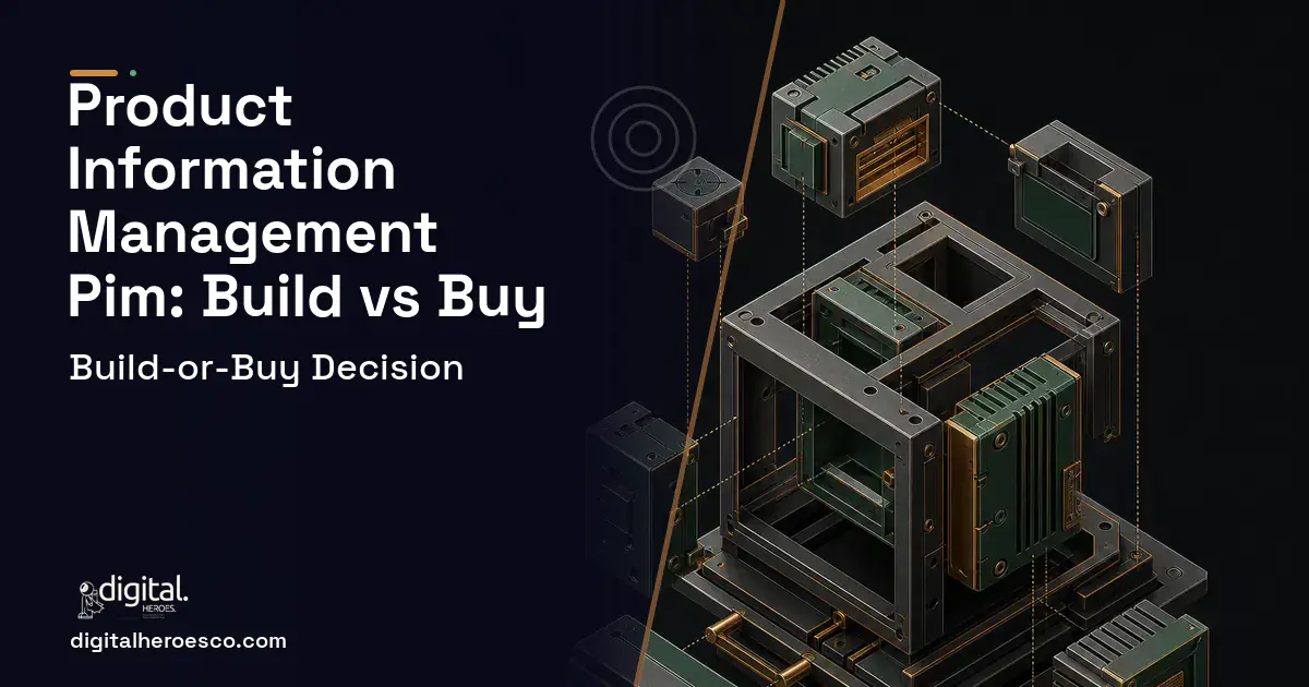 Custom Software Development software overview illustration for Product Information Management PIM Build vs Buy Guide.