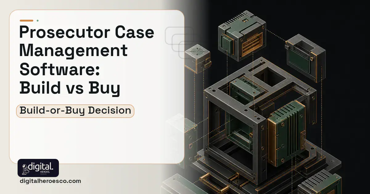 Custom Software Development software overview illustration for Prosecutor Case Management Software Build vs Buy Guide.