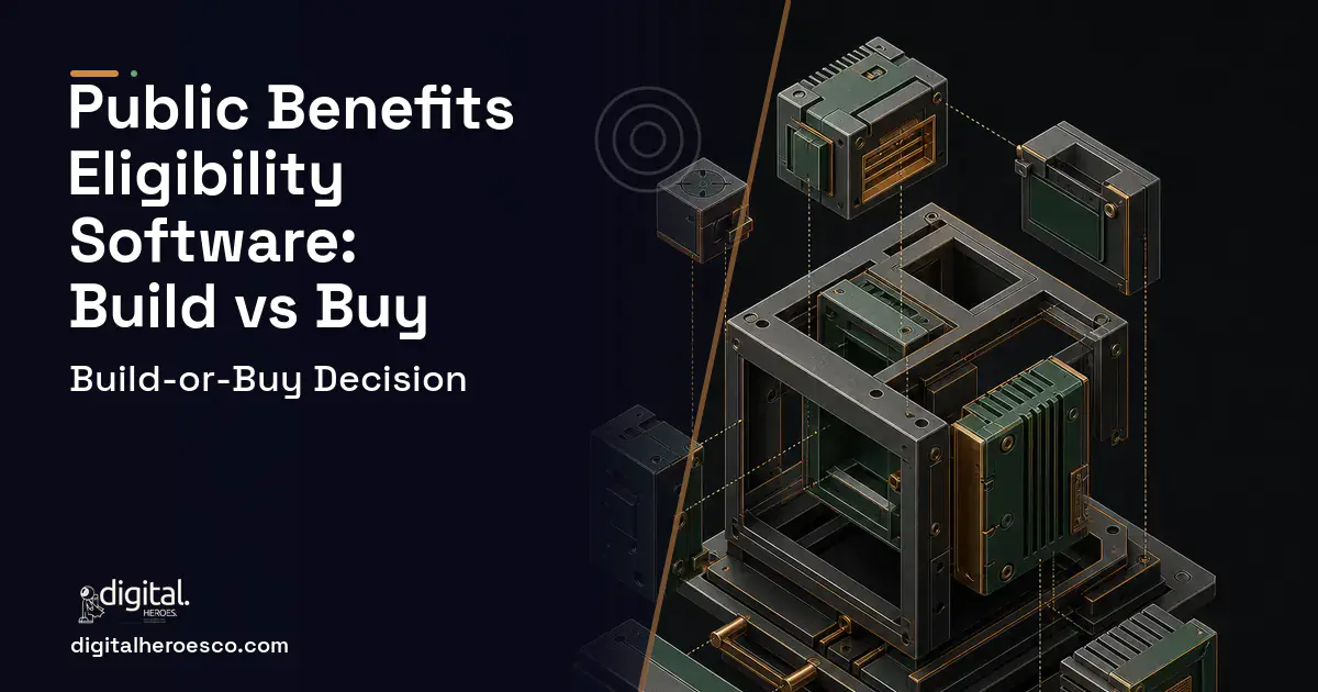 Custom Software Development software overview illustration for Public Benefits Eligibility Software Build vs Buy Guide.