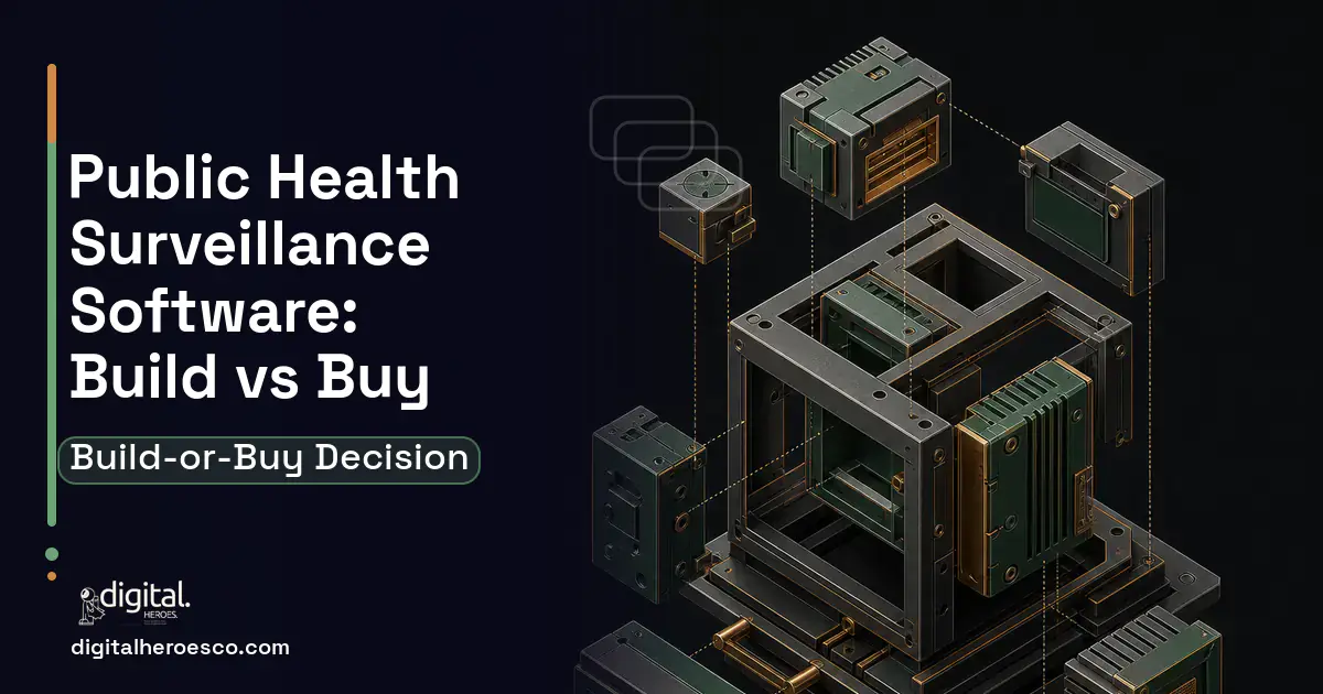 Custom Software Development software overview illustration for Public Health Surveillance Software Build vs Buy Guide.