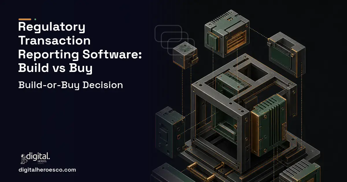 Custom software software overview illustration for Regulatory Transaction Reporting Software Build vs Buy Guide.