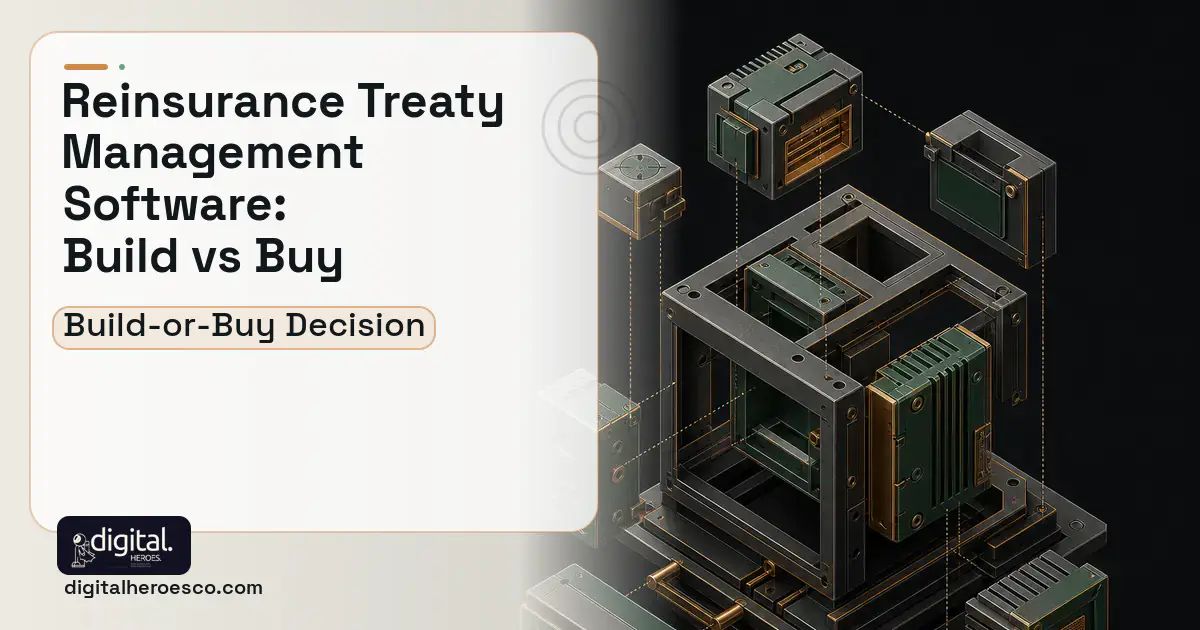 Custom software software overview illustration for Reinsurance Treaty Management Software Build vs Buy Guide.