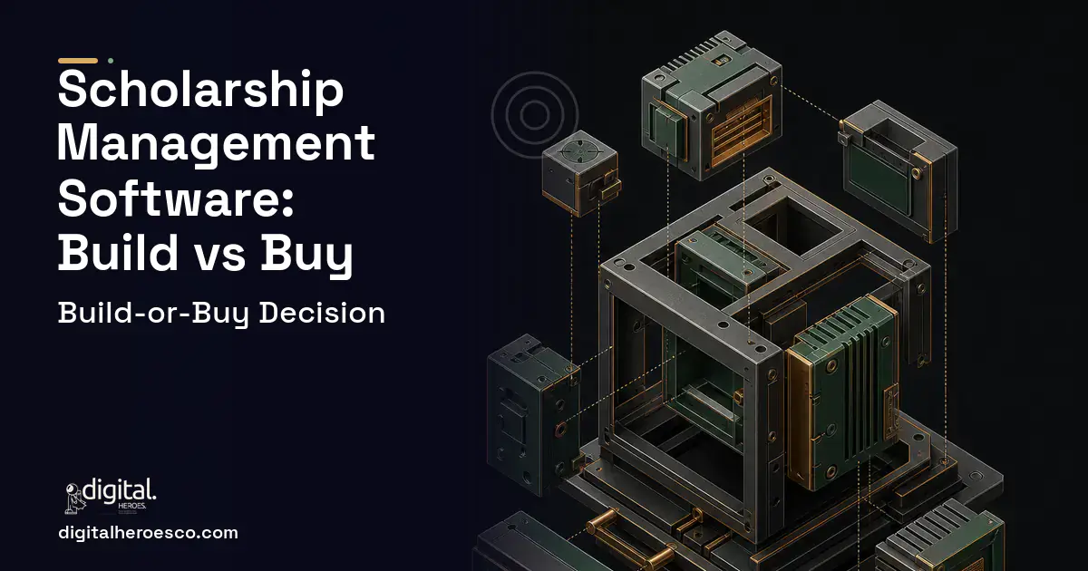 Custom Software Development software overview illustration for Scholarship Management Software Build vs Buy Guide.