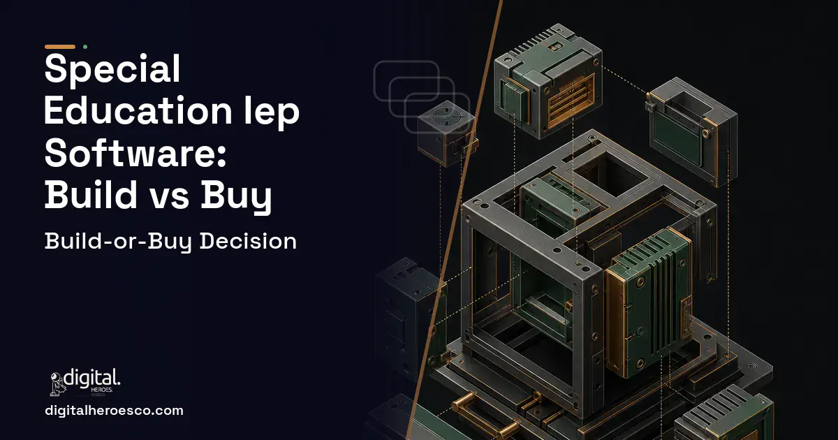 Custom Software Development software overview illustration for Special Education IEP Software Build vs Buy Guide.