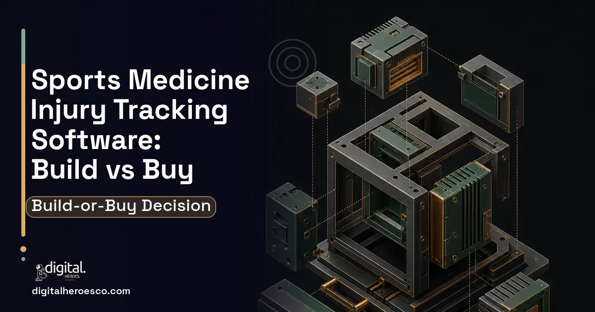 Custom software software overview illustration for Sports Medicine Injury Tracking Software Build vs Buy Guide.