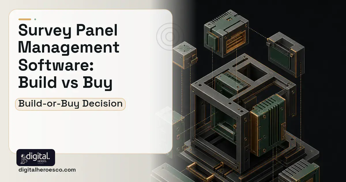 Custom Software Development software overview illustration for Survey Panel Management Software Build vs Buy Guide.