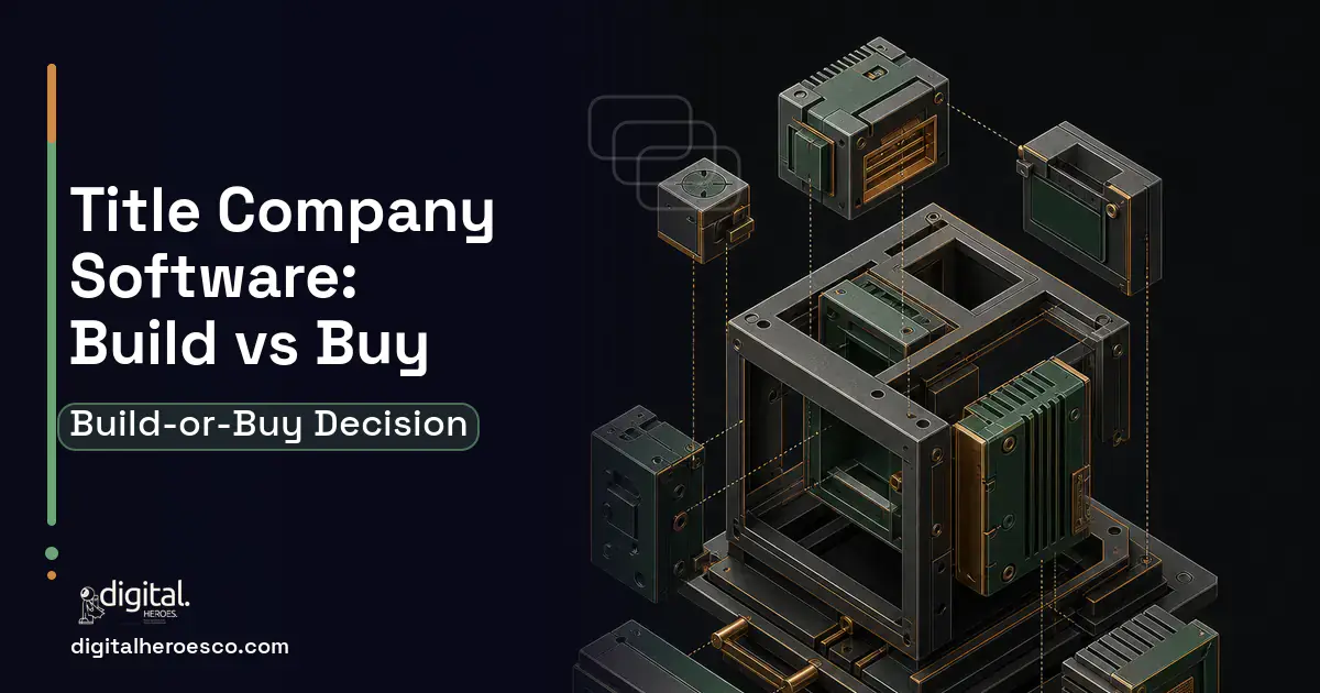 Custom Software Development software overview illustration for Title Company Software Build vs Buy Guide.
