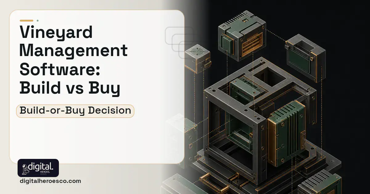 Custom Software Development software overview illustration for Vineyard Management Software Build vs Buy Guide.