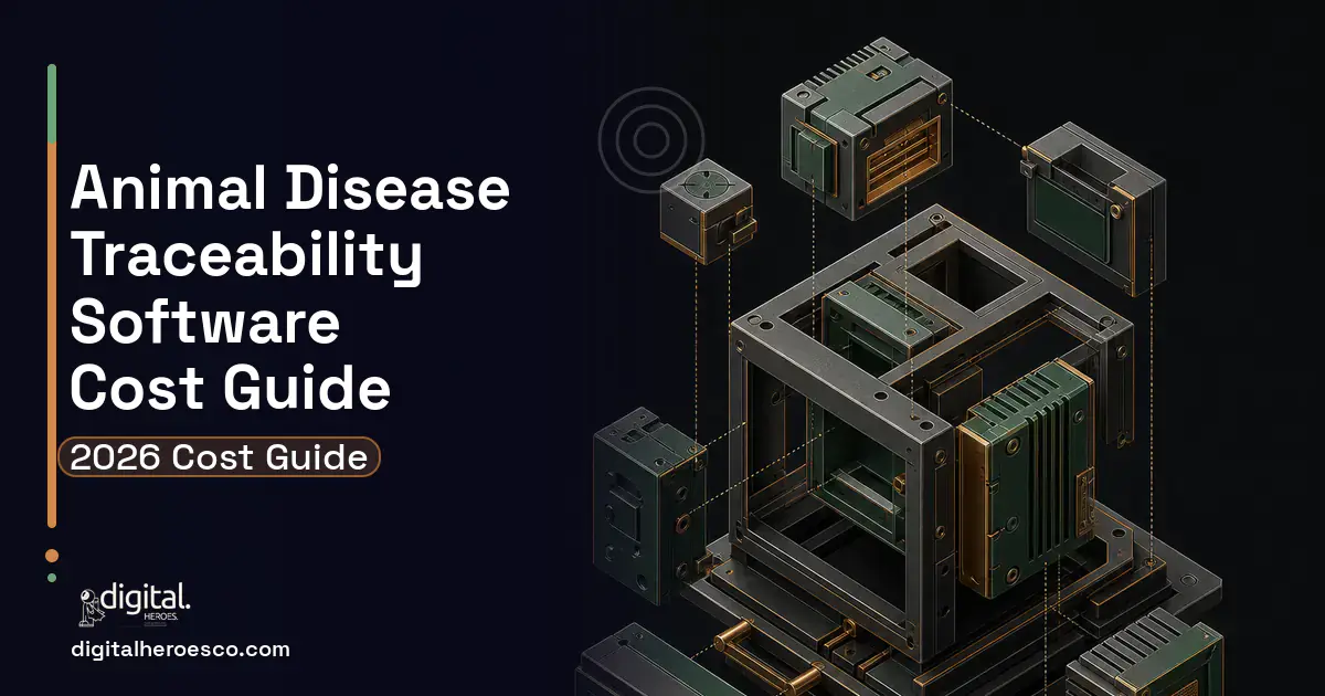 Custom Software Development software overview illustration for Animal Disease Traceability Software Cost Guide.