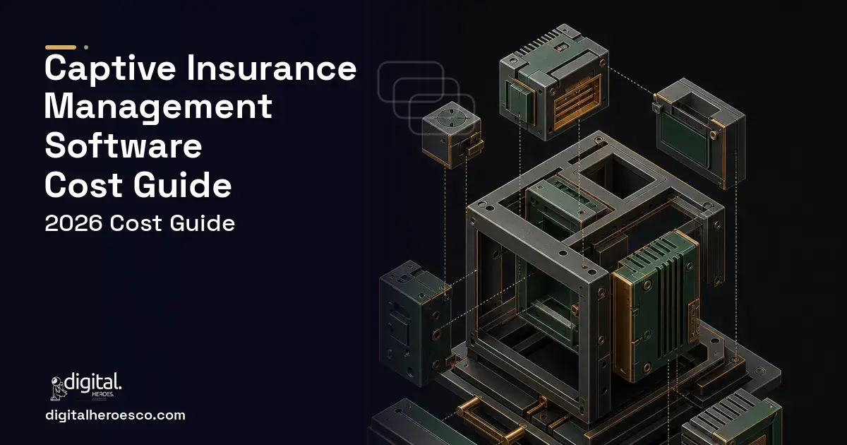 Custom Software Development software overview illustration for Captive Insurance Management Software Cost Guide.