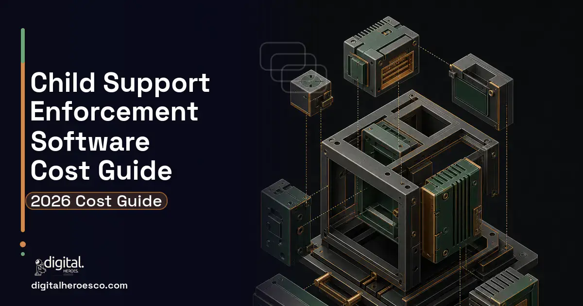 Custom Software Development software overview illustration for Child Support Enforcement Software Cost Guide.