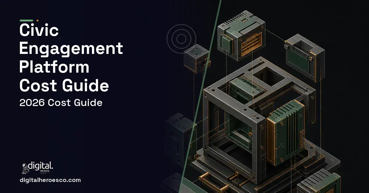 Custom Software Development software overview illustration for Civic Engagement Platform Cost Guide.