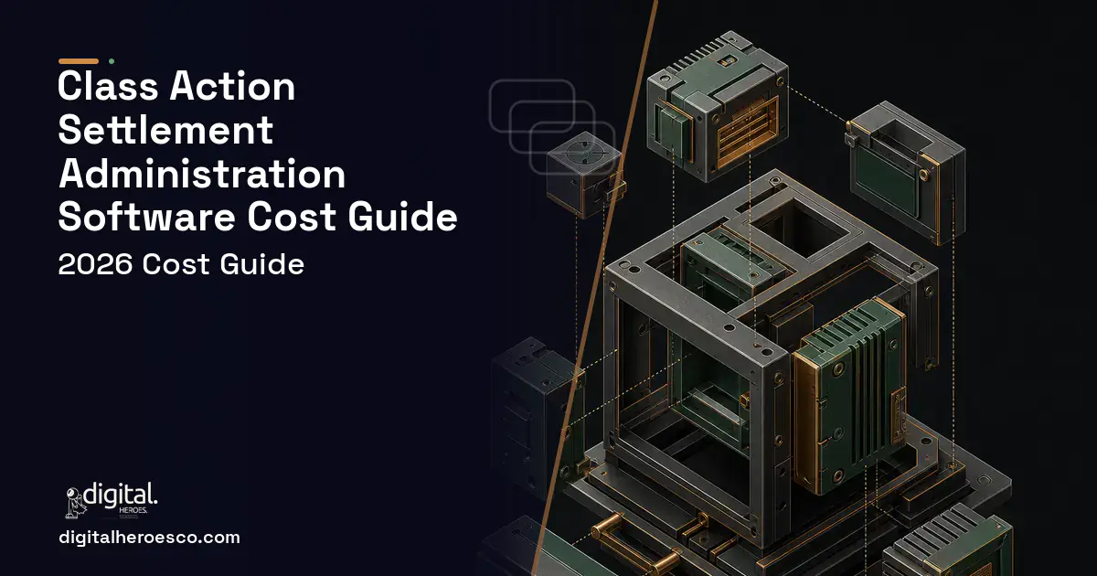 Custom software software overview illustration for Class Action Settlement Administration Software Cost Guide.