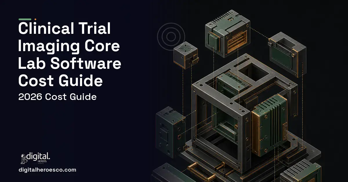 Custom Software Development software overview illustration for Clinical Trial Imaging Core LAB Software Cost Guide.
