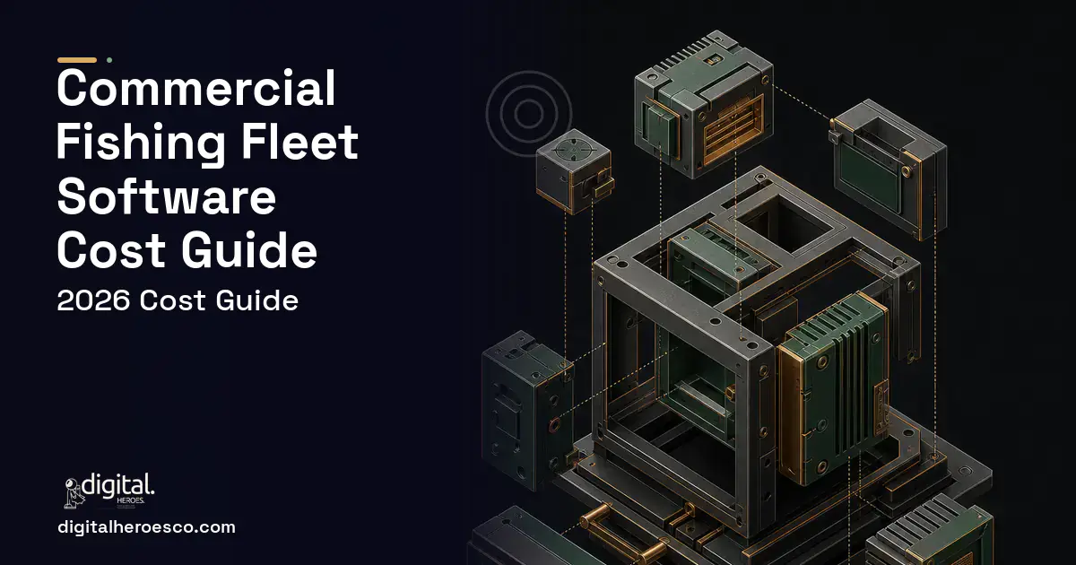 Custom Software Development software overview illustration for Commercial Fishing Fleet Software Cost Guide.