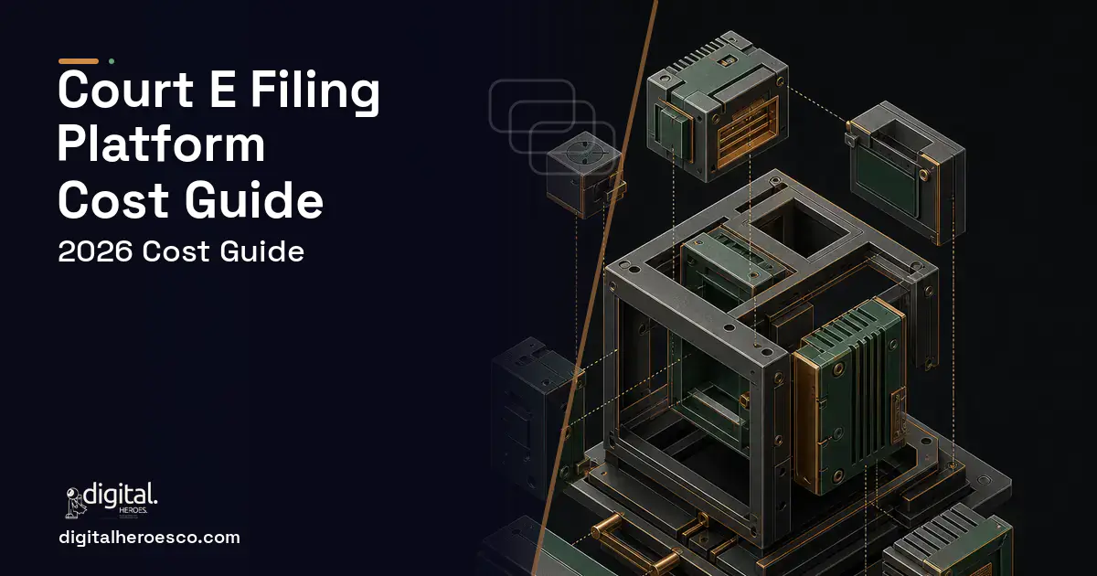 Custom Software Development software overview illustration for Court E Filing Platform Cost Guide.