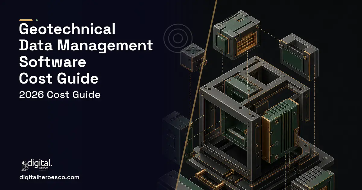 Custom Software Development software overview illustration for Geotechnical Data Management Software Cost Guide.