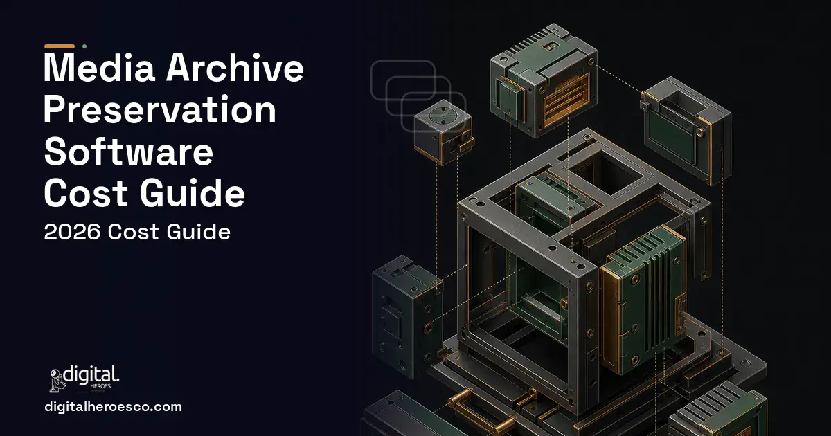 Custom Software Development software overview illustration for Media Archive Preservation Software Cost Guide.