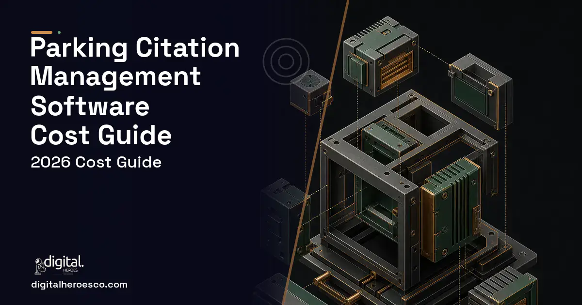 Custom Software Development software overview illustration for Parking Citation Management Software Cost Guide.