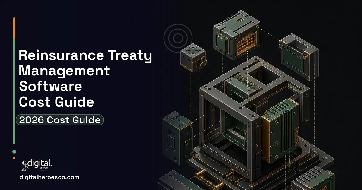 Custom Software Development software overview illustration for Reinsurance Treaty Management Software Cost Guide.