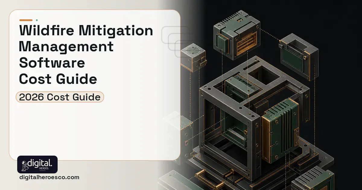 Custom Software Development software overview illustration for Wildfire Mitigation Management Software Cost Guide.