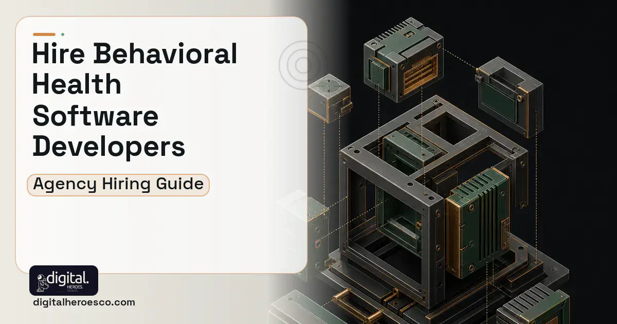 Custom Software Development software overview illustration for Behavioral Health Facility Software.