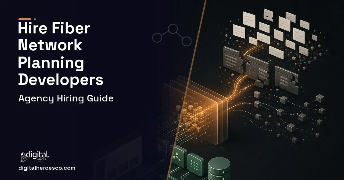 Custom Software Development workflow illustration for How to Hire a Fiber Network Planning Software Development Company.