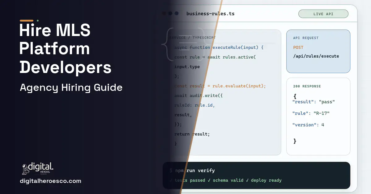 Custom Software Development code editor and API illustration for MLS Listing Data Platform Software.