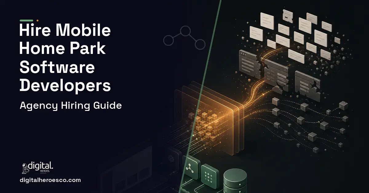 Custom Software Development workflow illustration for How to Hire a Mobile Home Park Software Development Company.