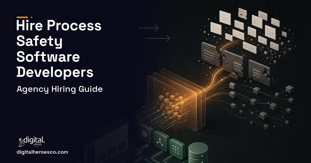 Custom Software Development workflow illustration for Process Safety Management Software.
