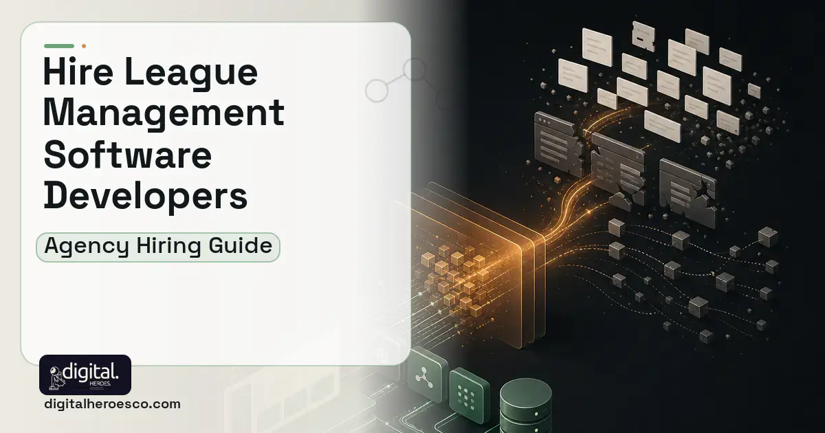 Custom Software Development workflow illustration for How to Hire a League Operations Software Development Company.