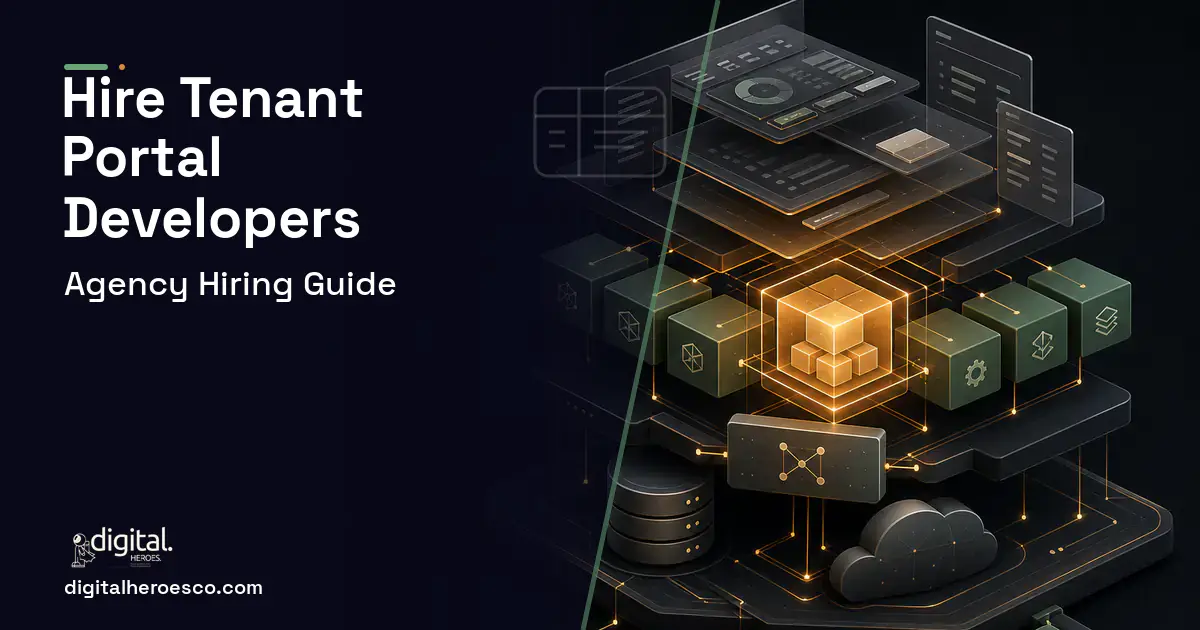 Custom Software Development product interface illustration for How to Hire a Tenant Portal Development Company.