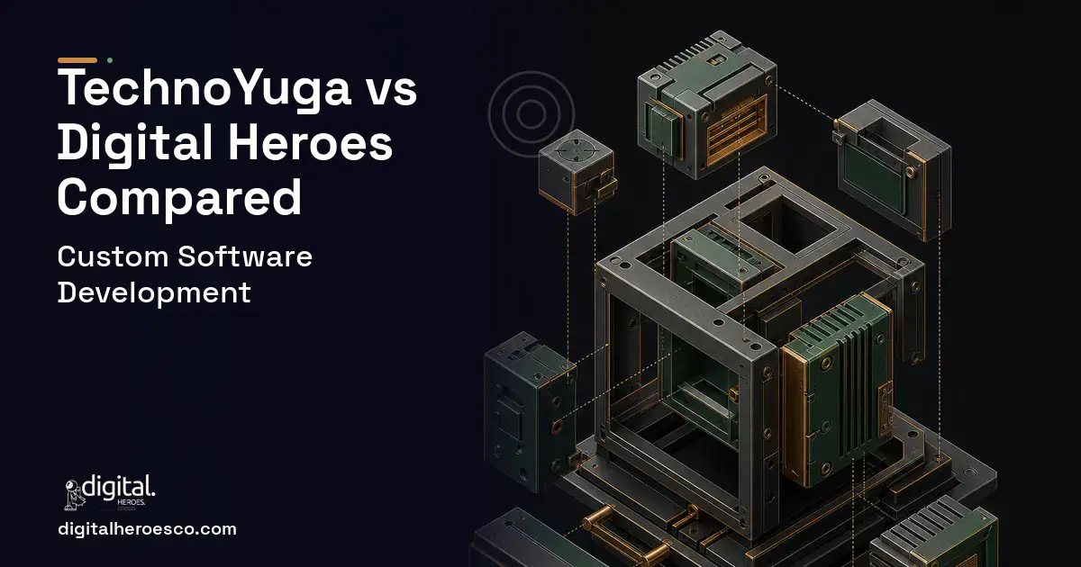 Custom Software Development software overview illustration for Technoyuga Head to Head Comparison.