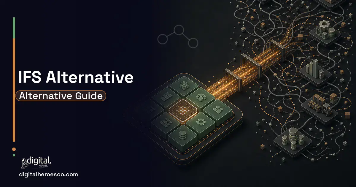 ERP Development workflow illustration for IFS Alternatives for Asset Intensive Operations.