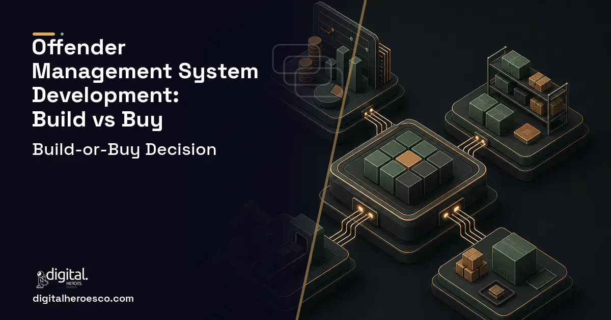 ERP Development software overview illustration for Offender Management System Development Build vs Buy Guide.