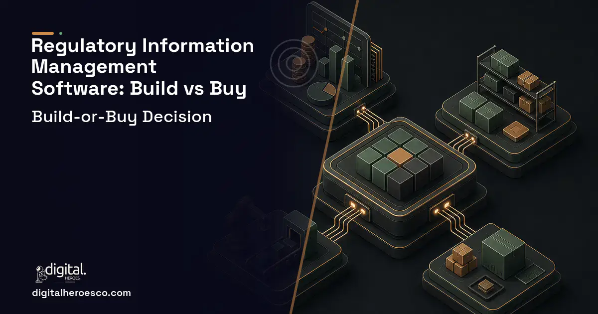 ERP Development software overview illustration for Regulatory Information Management Software Build vs Buy Guide.