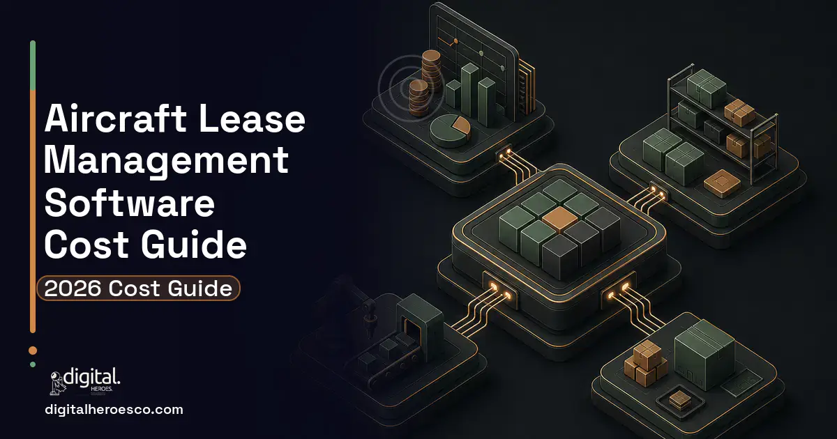 ERP Development software overview illustration for Aircraft Lease Management Software Cost Guide.