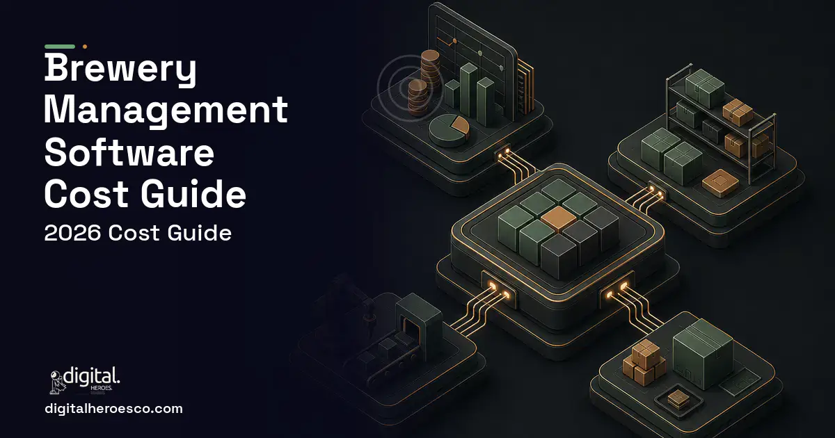 ERP Development software overview illustration for Brewery Management Software Cost Guide.