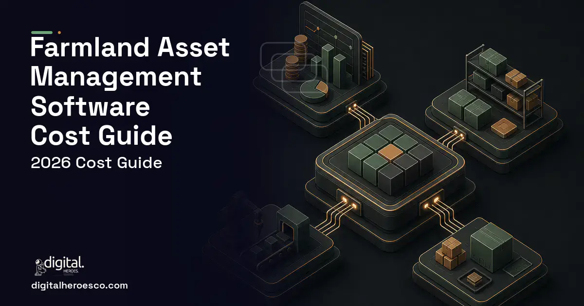 ERP Development software overview illustration for Farmland Asset Management Software Cost Guide.