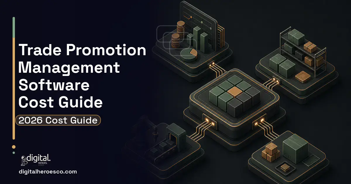ERP Development software overview illustration for Trade Promotion Management Software Cost Guide.