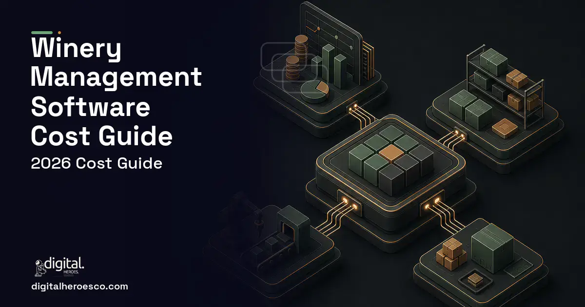 ERP Development software overview illustration for Winery Management Software Cost Guide.