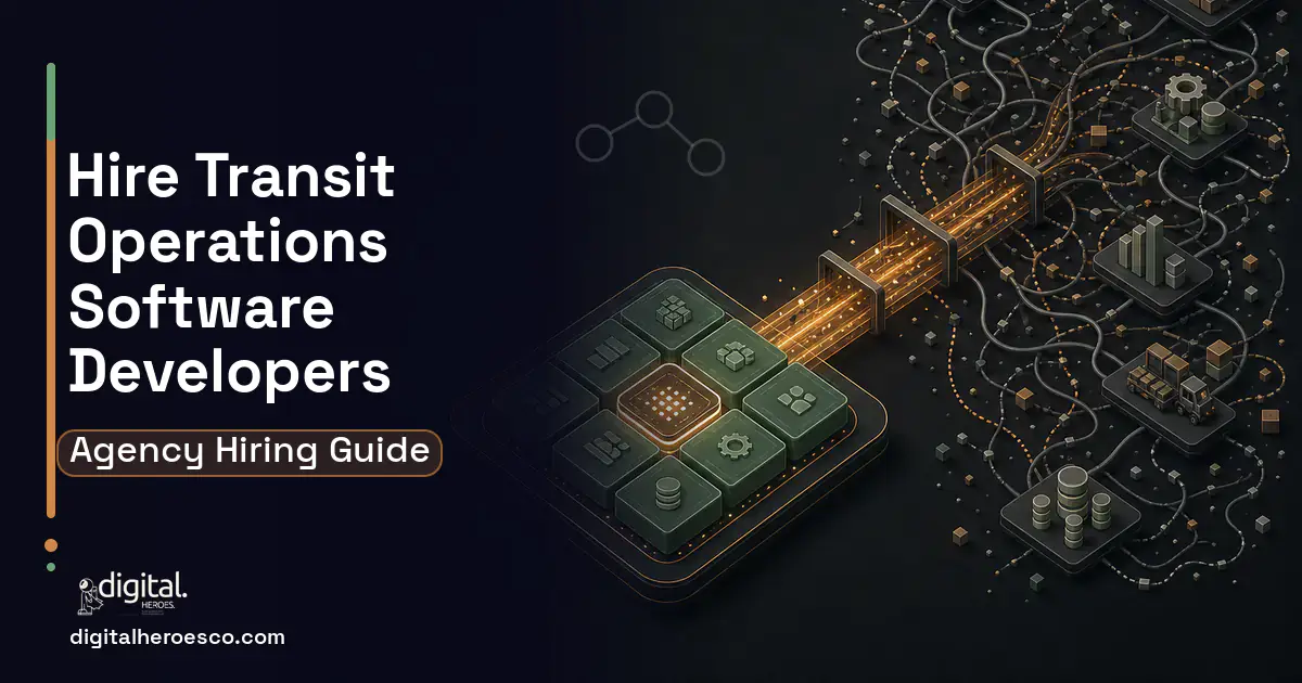 ERP Development workflow illustration for How to Hire a Transit Operations Software Development Company.