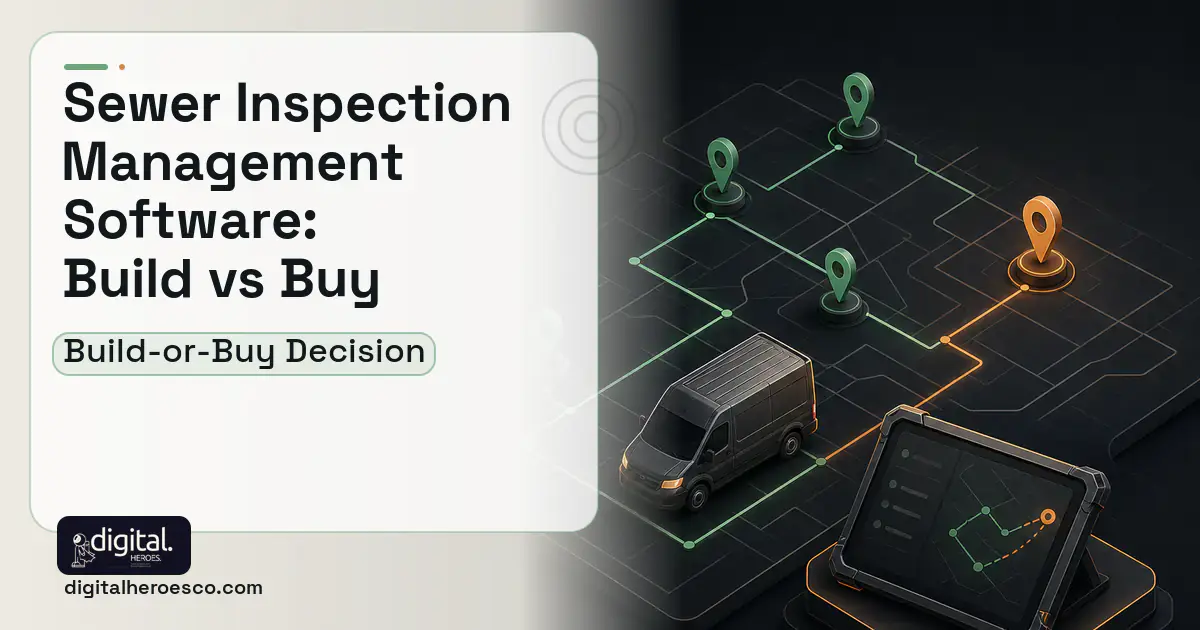 Field Service Software software overview illustration for Sewer Inspection Management Software Build vs Buy Guide.