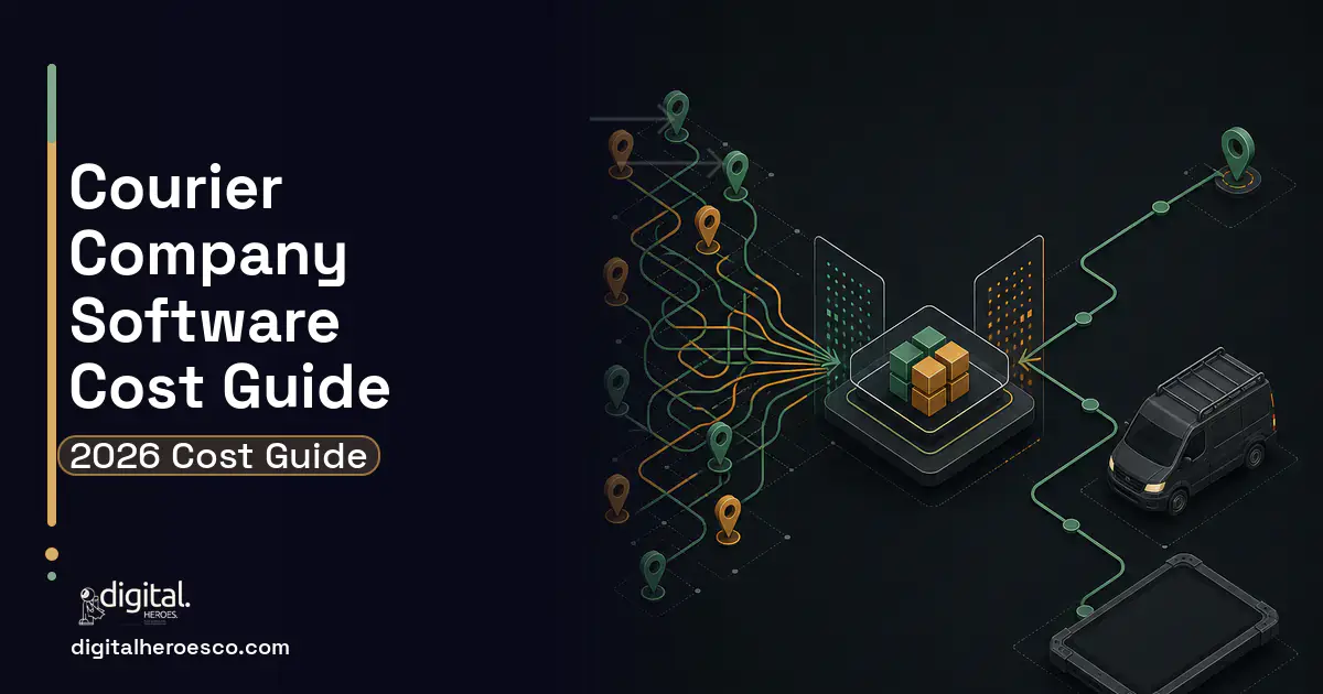 Field Service Software workflow illustration for Courier Company Software Cost Guide.