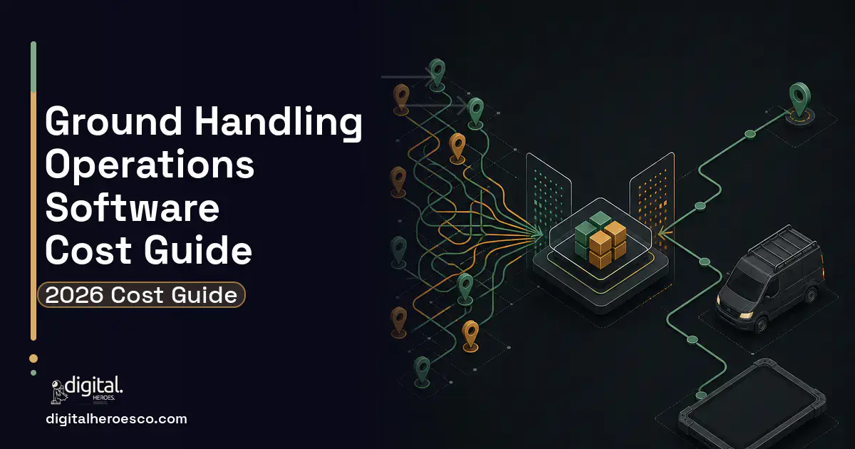 Field Service Software workflow illustration for Ground Handling Operations Software Cost Guide.
