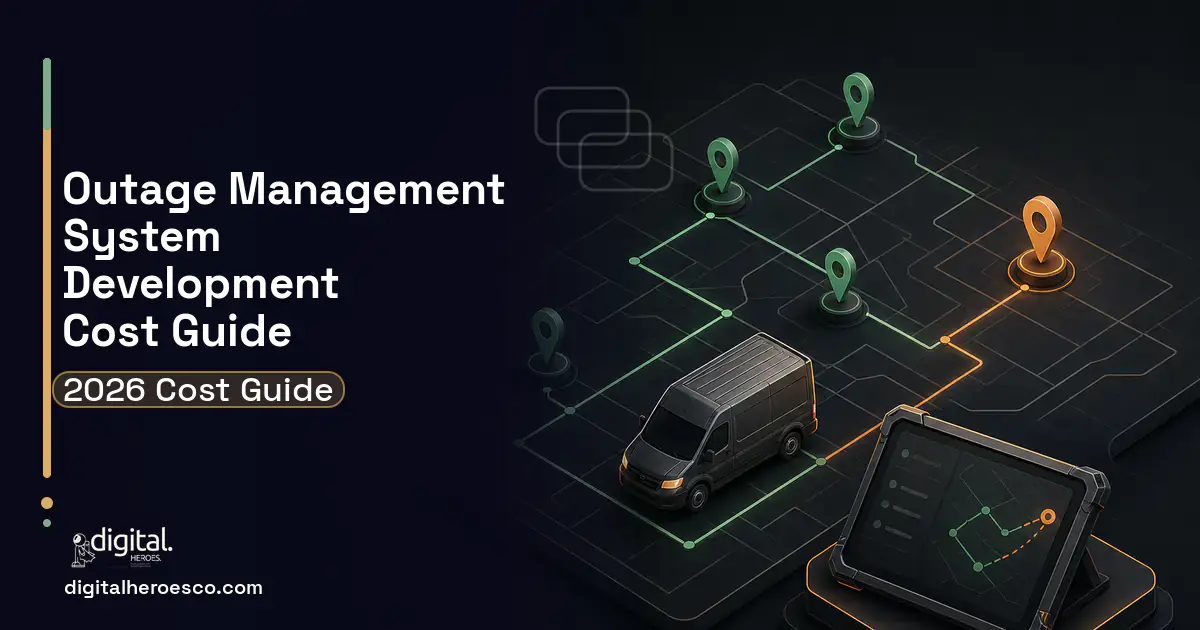 Field Service Software software overview illustration for Outage Management System Development Cost Guide.